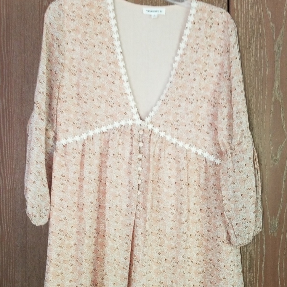 Boho floral dress